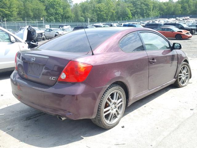 JTKDE177350033215 - 2005 TOYOTA SCION TC 紫色 照片 4