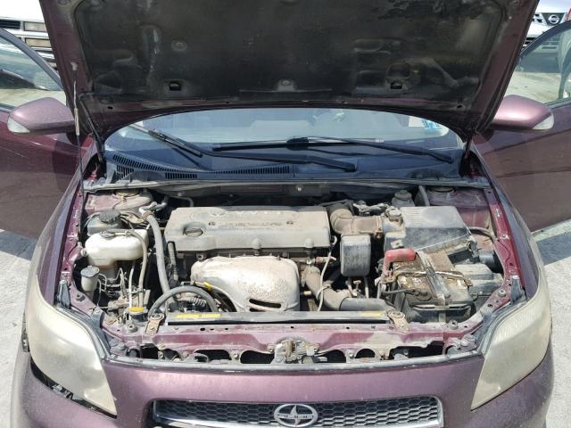 JTKDE177350033215 - 2005 TOYOTA SCION TC 紫色 照片 7