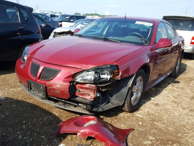 2G2WP522751212413 - 2005 PONTIAC GRAND PRIX BURGUNDY photo 2
