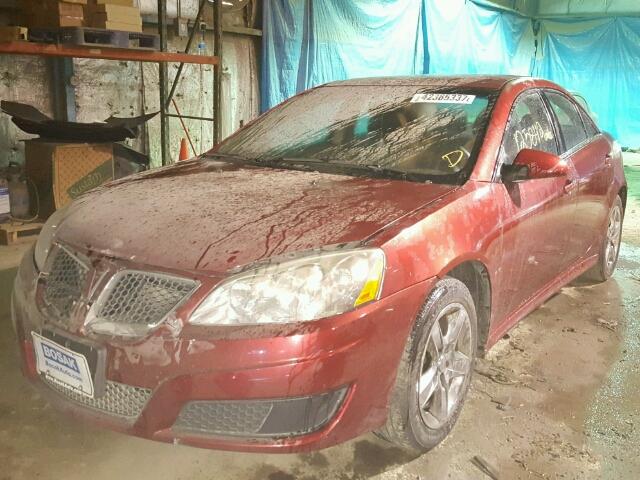 1G2ZA5E01A4128918 - 2010 PONTIAC G6 RED photo 2