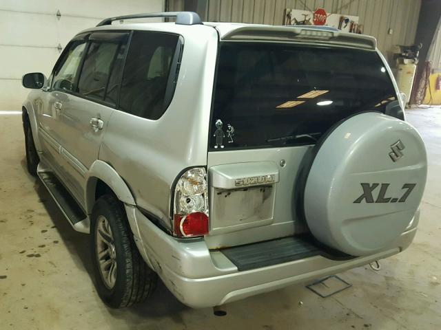 JS3TX92V054100462 - 2005 SUZUKI XL7 EX SILVER photo 3