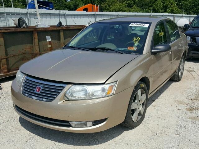 1G8AL55F77Z108671 - 2007 SATURN ION LEVEL GOLD photo 2