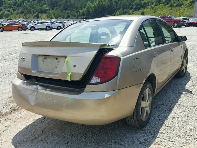 1G8AL55F77Z108671 - 2007 SATURN ION LEVEL GOLD photo 4