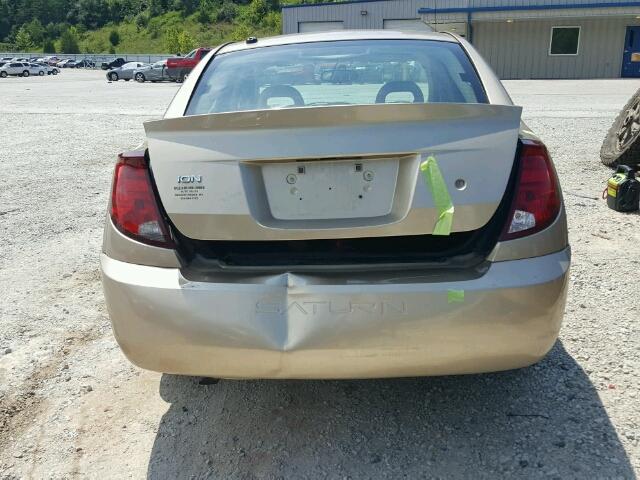 1G8AL55F77Z108671 - 2007 SATURN ION LEVEL GOLD photo 9