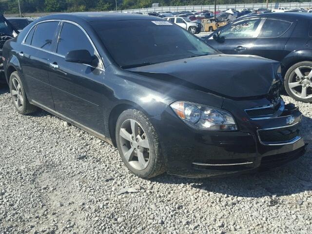 1G1ZC5EU3CF280174 - 2012 CHEVROLET MALIBU BLACK photo 1