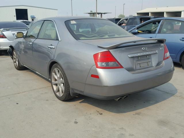 JNKAY41E94M400490 - 2004 INFINITI M45 BEIGE photo 3