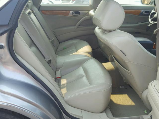 JNKAY41E94M400490 - 2004 INFINITI M45 BEIGE photo 6