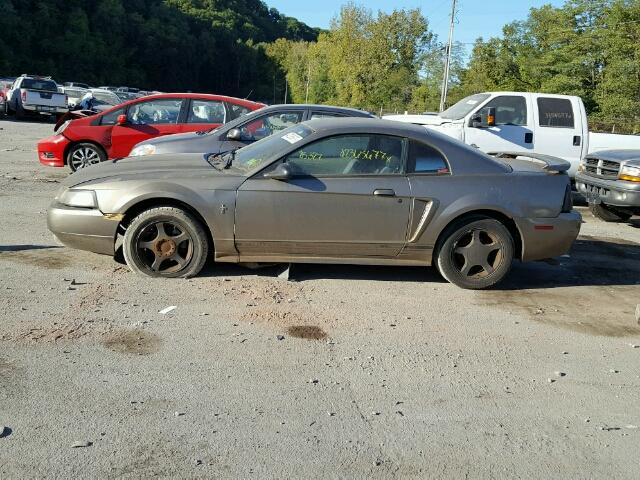 1FAFP40471F263364 - 2001 FORD MUSTANG GRAY photo 9