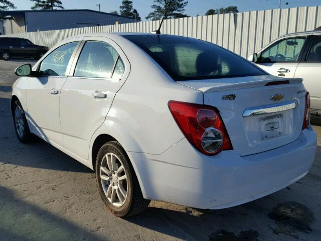 1G1JC5SH6D4212145 - 2013 CHEVROLET SONIC WHITE photo 3