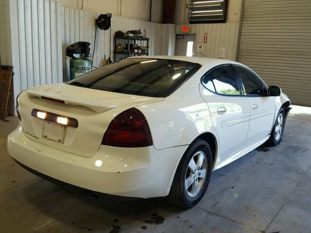2G2WP552171150425 - 2007 PONTIAC GRAND PRIX WHITE photo 4