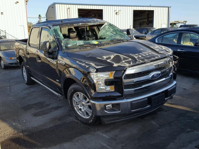 1FTEW1EG7HKE52687 - 2017 FORD F150 SUPER BLACK photo 1