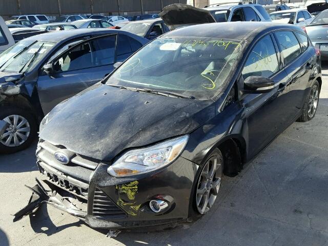 1FADP3K2XEL271219 - 2014 FORD FOCUS SE BLACK photo 2