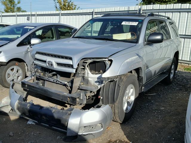 JTEZU14R130009171 - 2003 TOYOTA 4RUNNER SR SILVER photo 2