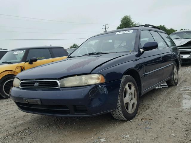 4S3BK6550S7335280 - 1995 SUBARU LEGACY LS BLUE photo 2