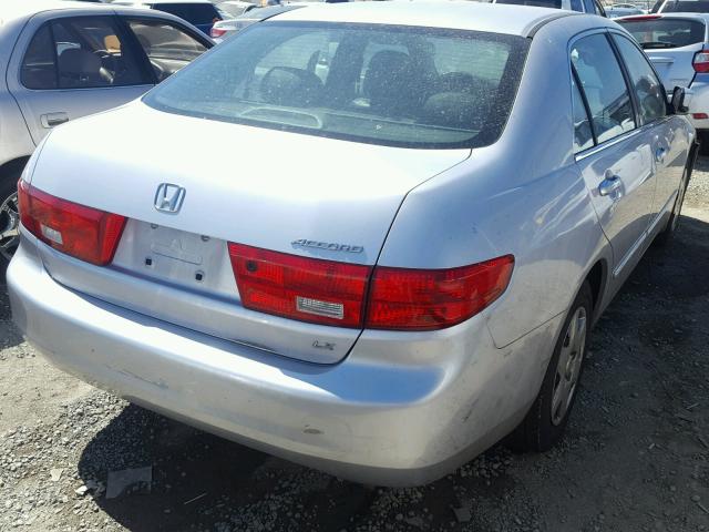 1HGCM56485A016944 - 2005 HONDA ACCORD LX SILVER photo 4