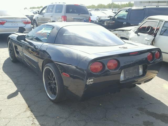 1G1YY22G4Y5102510 - 2000 CHEVROLET CORVETTE BLACK photo 3