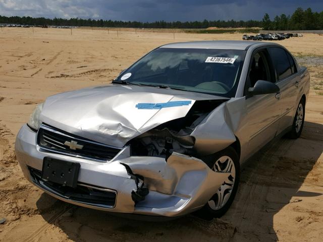 1G1ZS58N08F104469 - 2008 CHEVROLET MALIBU LS ნაცრისფერი ფოტო 2