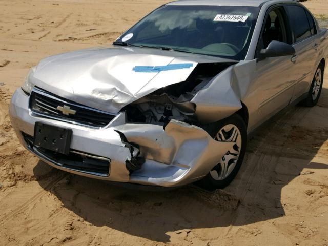 1G1ZS58N08F104469 - 2008 CHEVROLET MALIBU LS ნაცრისფერი ფოტო 9