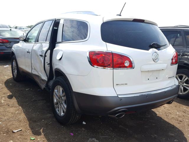 5GAKRBED8CJ350076 - 2012 BUICK ENCLAVE WHITE photo 3