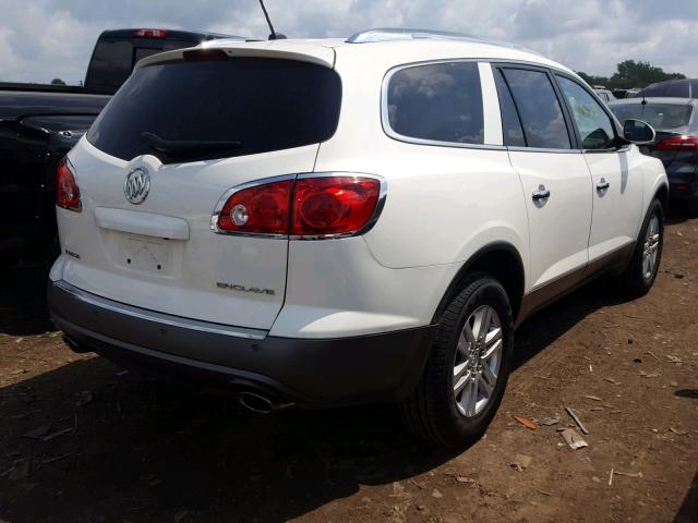 5GAKRBED8CJ350076 - 2012 BUICK ENCLAVE WHITE photo 4