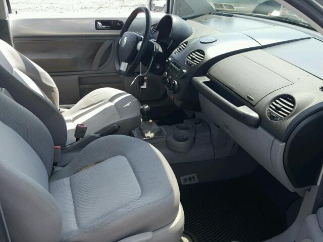 3VWCK21C03M411201 - 2003 VOLKSWAGEN NEW BEETLE ვერცხლისფერი ფოტო 5