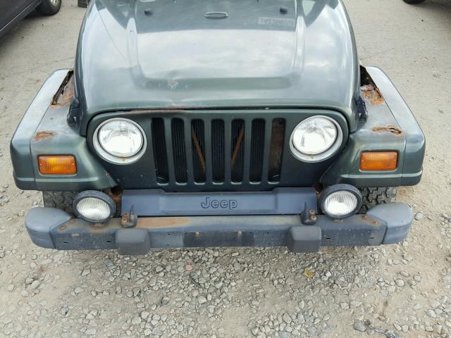 1J4FY49S4WP710852 - 1998 JEEP WRANGLER GREEN photo 9