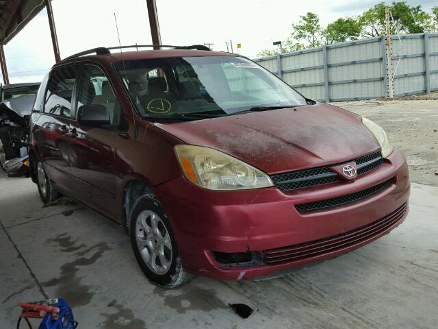 5TDZA23C94S081914 - 2004 TOYOTA SIENNA CE RED photo 1