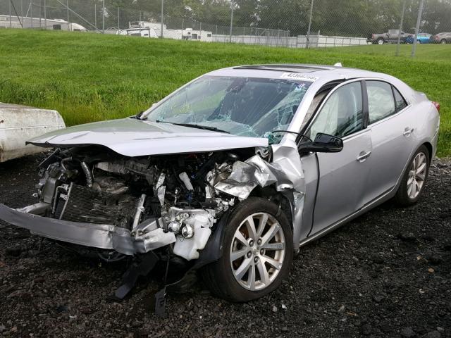 1G11H5SL0EF296099 - 2014 CHEVROLET MALIBU LTZ 银色 照片 2