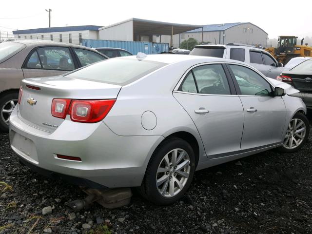 1G11H5SL0EF296099 - 2014 CHEVROLET MALIBU LTZ 银色 照片 4