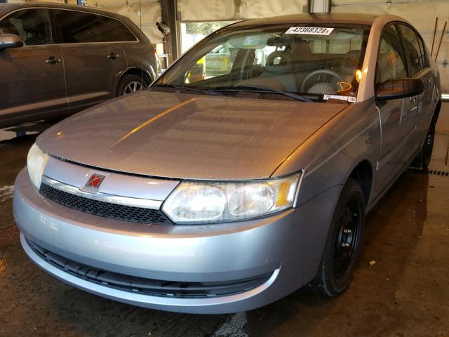 1G8AZ52F43Z121195 - 2003 SATURN ION LEVEL SILVER photo 2