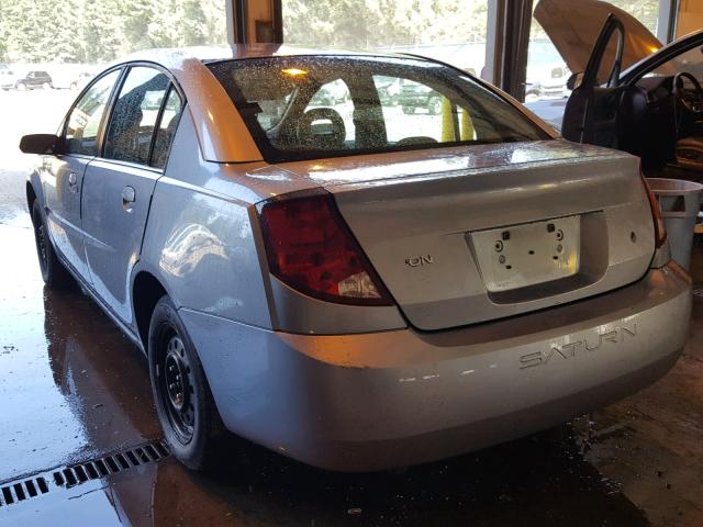 1G8AZ52F43Z121195 - 2003 SATURN ION LEVEL SILVER photo 3