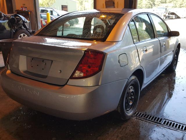 1G8AZ52F43Z121195 - 2003 SATURN ION LEVEL SILVER photo 4