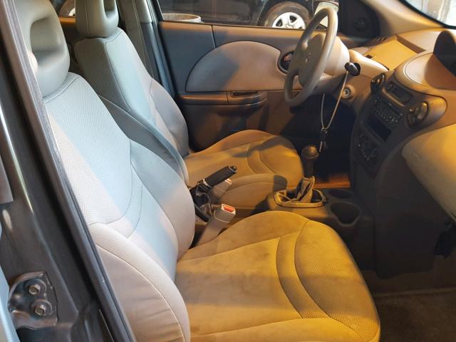 1G8AZ52F43Z121195 - 2003 SATURN ION LEVEL SILVER photo 5