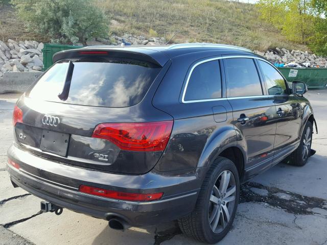 WA1LGAFE4ED018707 - 2014 AUDI Q7 PREMIUM CHARCOAL photo 4