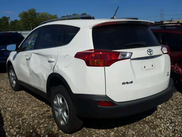 JTMBFREV7FD173662 - 2015 TOYOTA RAV4 WHITE photo 3