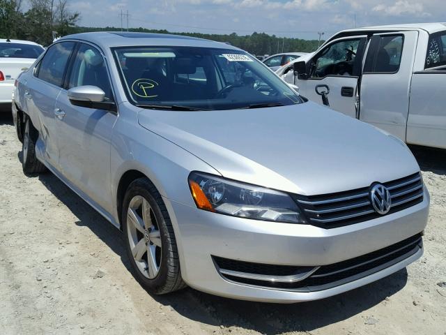 1VWBH7A38DC147705 - 2013 VOLKSWAGEN PASSAT SE SILVER photo 1