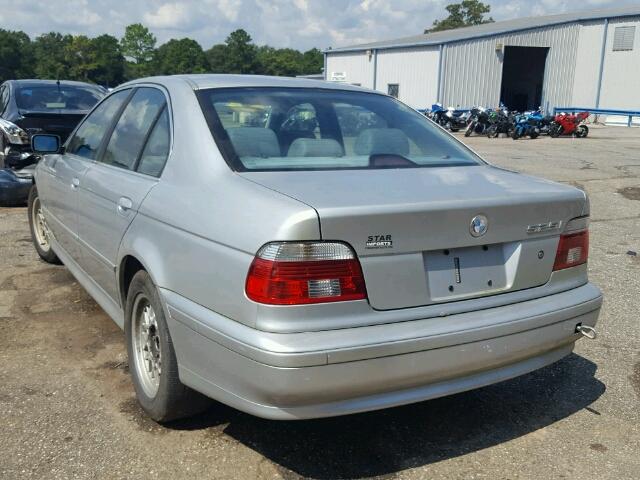 WBADT43441GX25122 - 2001 BMW 525 I AUTO SILVER photo 3