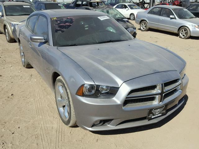 2C3CDXCT4EH217672 - 2014 DODGE CHARGER R/ SILVER photo 1