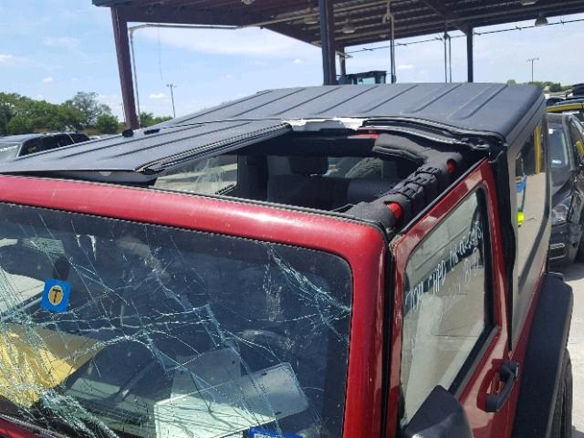 1J4AA2D19AL166222 - 2010 JEEP WRANGLER S RED photo 10