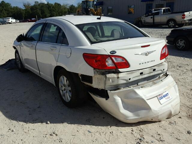 1C3LC46K58N111781 - 2008 CHRYSLER SEBRING WHITE photo 3