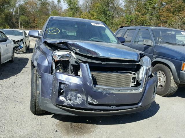 2GKFLVEK2E6349897 - 2014 GMC TERRAIN SL BLUE photo 9