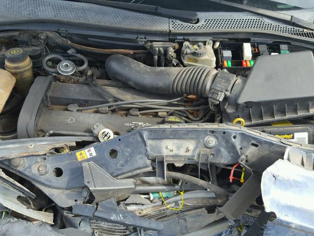 1FAFP34343W206764 - 2003 FORD FOCUS SE C BLUE photo 7