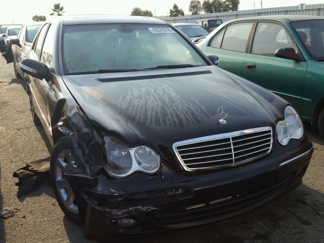 WDBRF92H66F773590 - 2006 MERCEDES-BENZ C GENERATI BLACK photo 1