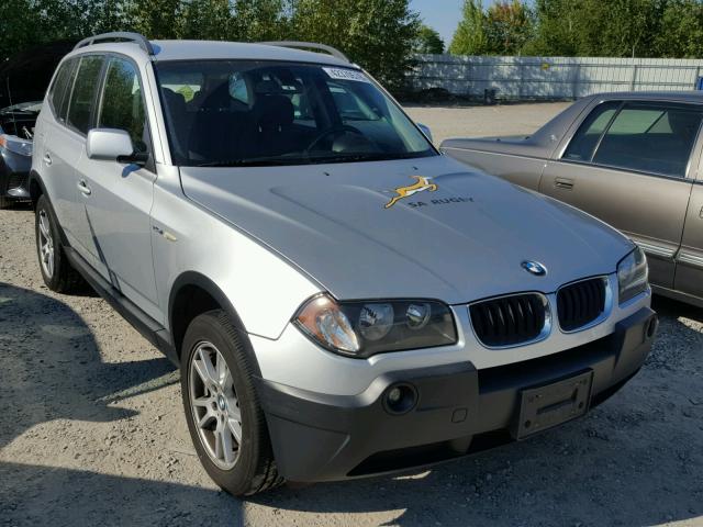 WBXPA73475WA78594 - 2005 BMW X3 2.5I SILVER photo 1