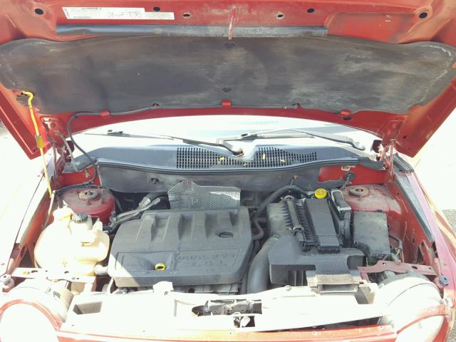 1J8FT47W87D131904 - 2007 JEEP COMPASS RED photo 7