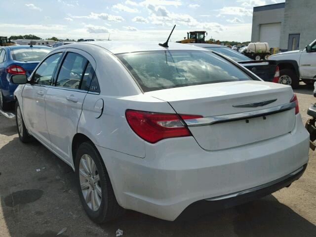 1C3CCBBB8DN539719 - 2013 CHRYSLER 200 WHITE photo 3