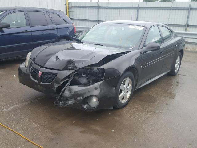 2G2WP552781161916 - 2008 PONTIAC GRAND PRIX BLACK photo 2