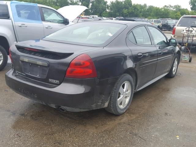 2G2WP552781161916 - 2008 PONTIAC GRAND PRIX BLACK photo 4
