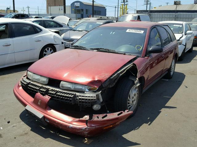 1G8ZK8277WZ283330 - 1998 SATURN SW2 RED photo 2