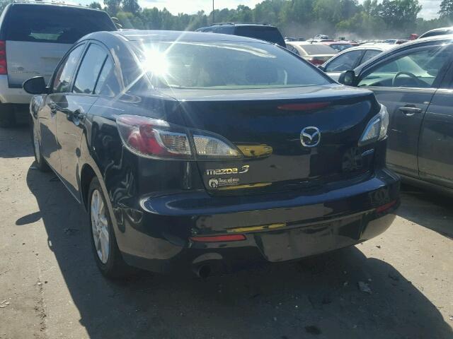 JM1BL1V75C1627917 - 2012 MAZDA 3 I BLACK photo 3